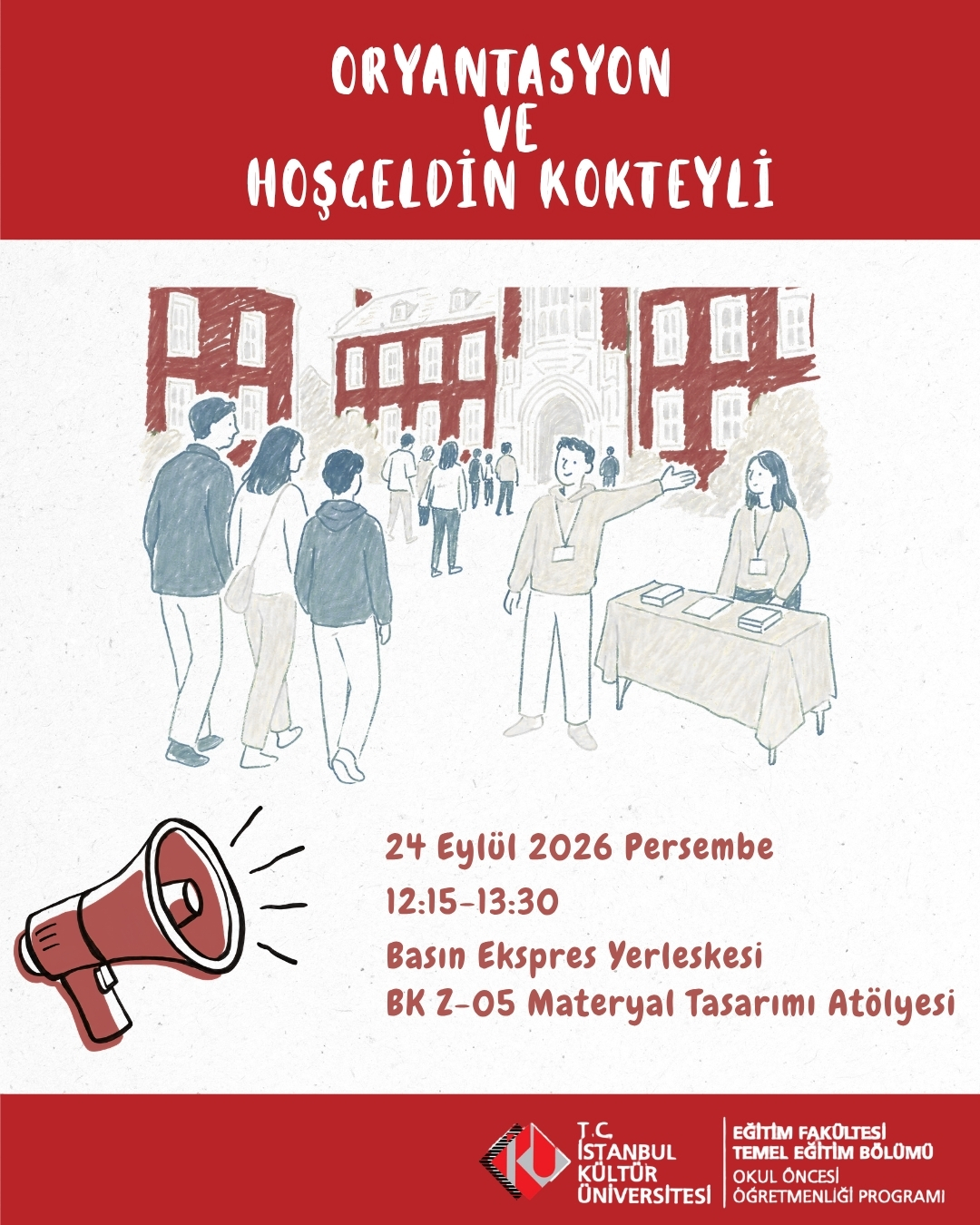 “Temel Eğitim Bölümü Oryantasyonu ve Hoş Geldin Kokteyli”