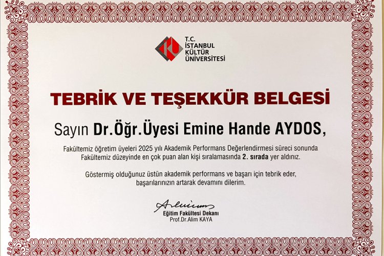Eğitim Fakültesi Akademik Performans Değerlendirmesi