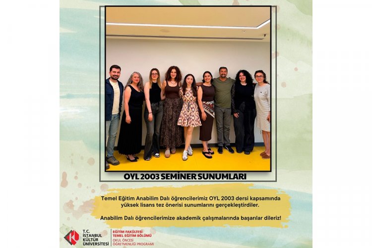 Yüksek Lisans Tez Önerileri Savunması